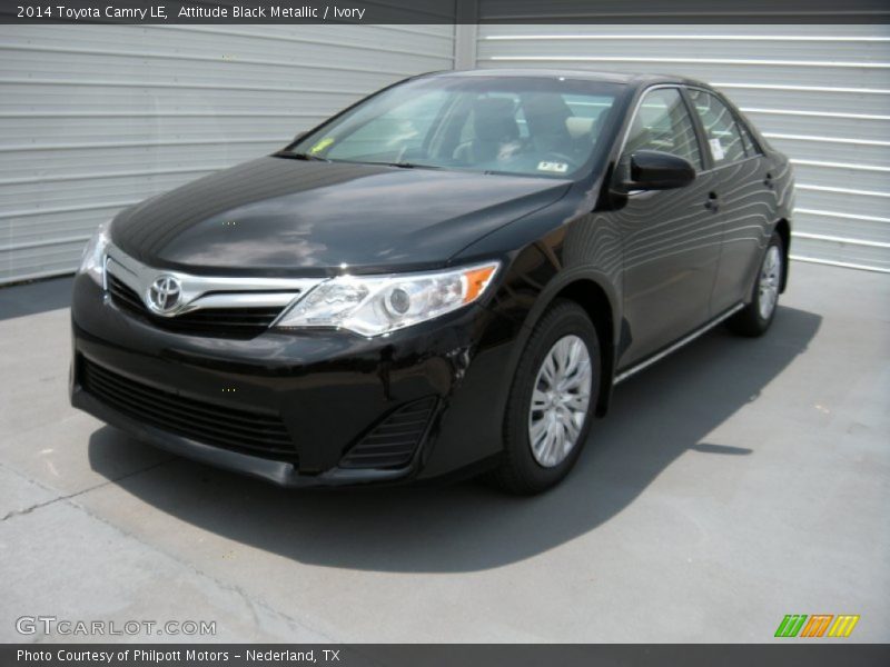 Attitude Black Metallic / Ivory 2014 Toyota Camry LE