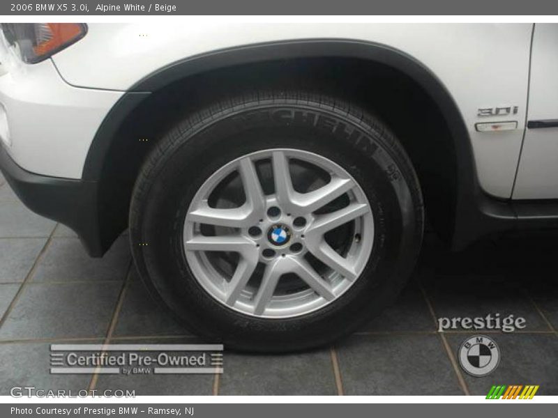 Alpine White / Beige 2006 BMW X5 3.0i