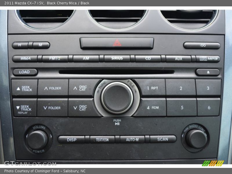 Black Cherry Mica / Black 2011 Mazda CX-7 i SV