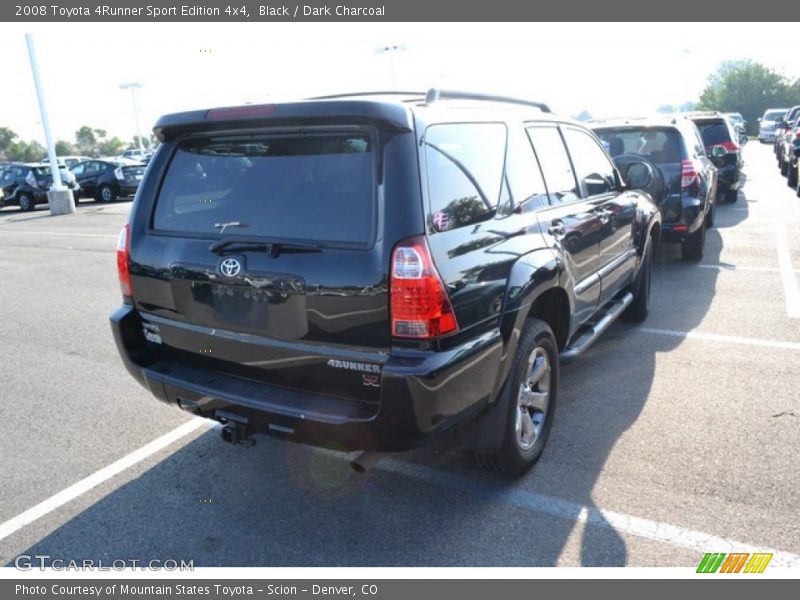 Black / Dark Charcoal 2008 Toyota 4Runner Sport Edition 4x4