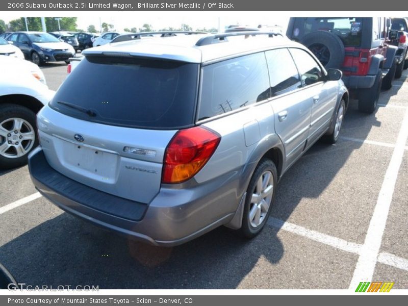 Brilliant Silver Metallic / Off Black 2006 Subaru Outback 2.5i Limited Wagon