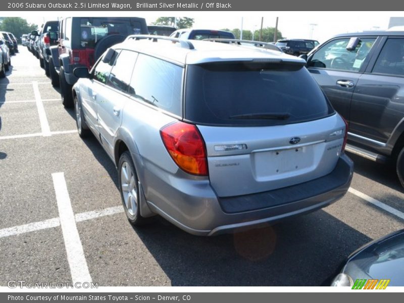 Brilliant Silver Metallic / Off Black 2006 Subaru Outback 2.5i Limited Wagon