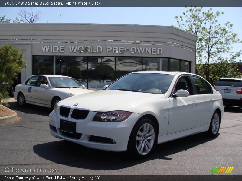 Alpine White / Black 2006 BMW 3 Series 325xi Sedan
