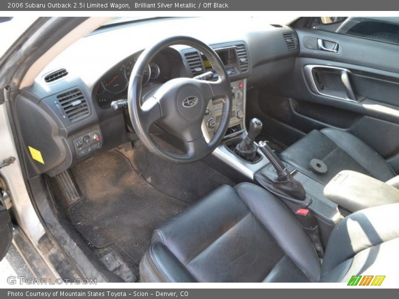  2006 Outback 2.5i Limited Wagon Off Black Interior