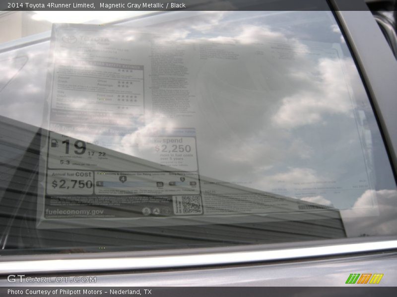 Magnetic Gray Metallic / Black 2014 Toyota 4Runner Limited