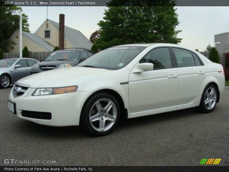 White Diamond Pearl / Parchment 2006 Acura TL 3.2