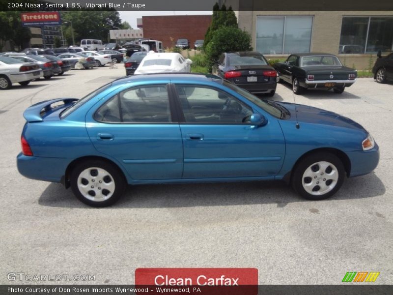 Vibrant Blue / Taupe 2004 Nissan Sentra 1.8 S