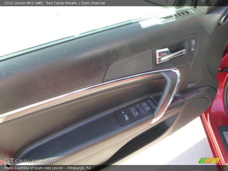 Red Candy Metallic / Dark Charcoal 2012 Lincoln MKZ AWD