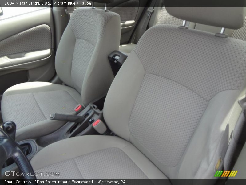 Vibrant Blue / Taupe 2004 Nissan Sentra 1.8 S