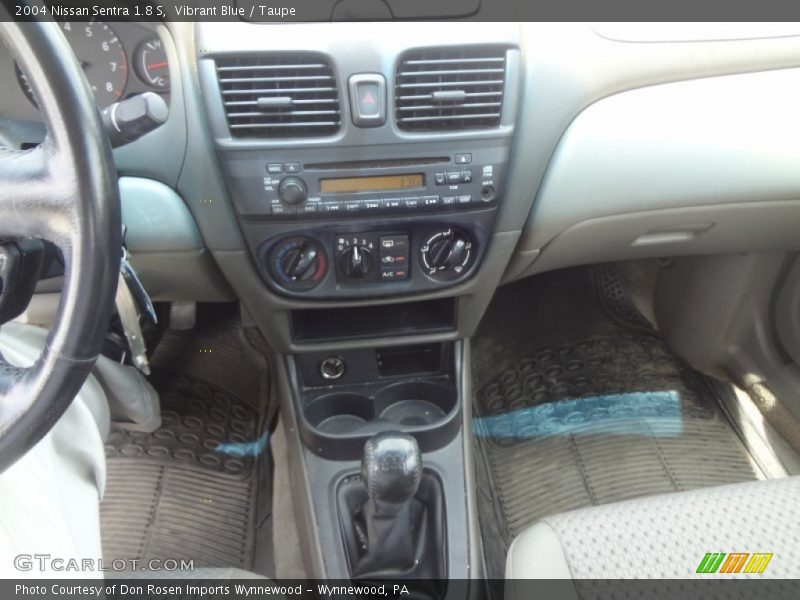 Vibrant Blue / Taupe 2004 Nissan Sentra 1.8 S