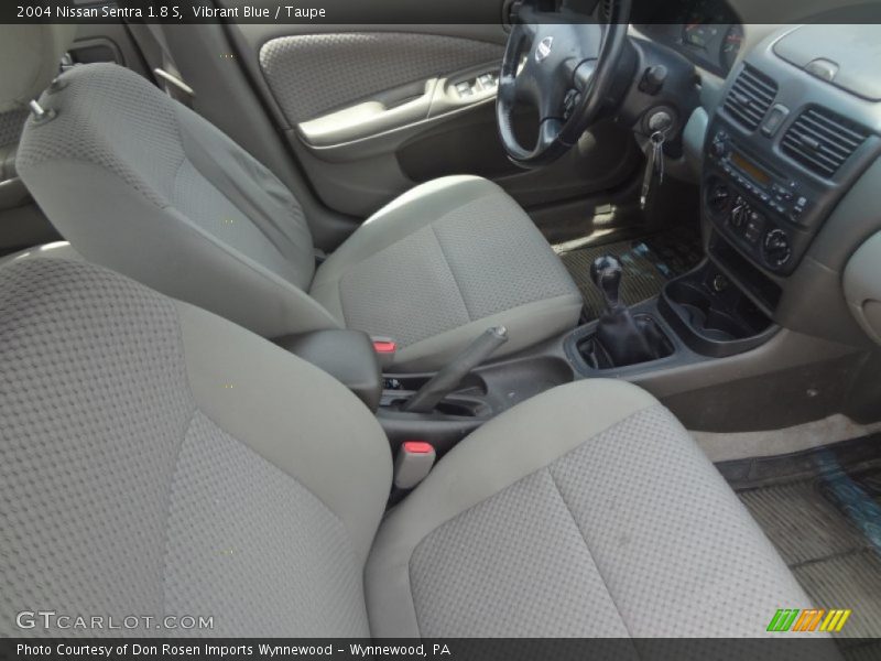 Vibrant Blue / Taupe 2004 Nissan Sentra 1.8 S