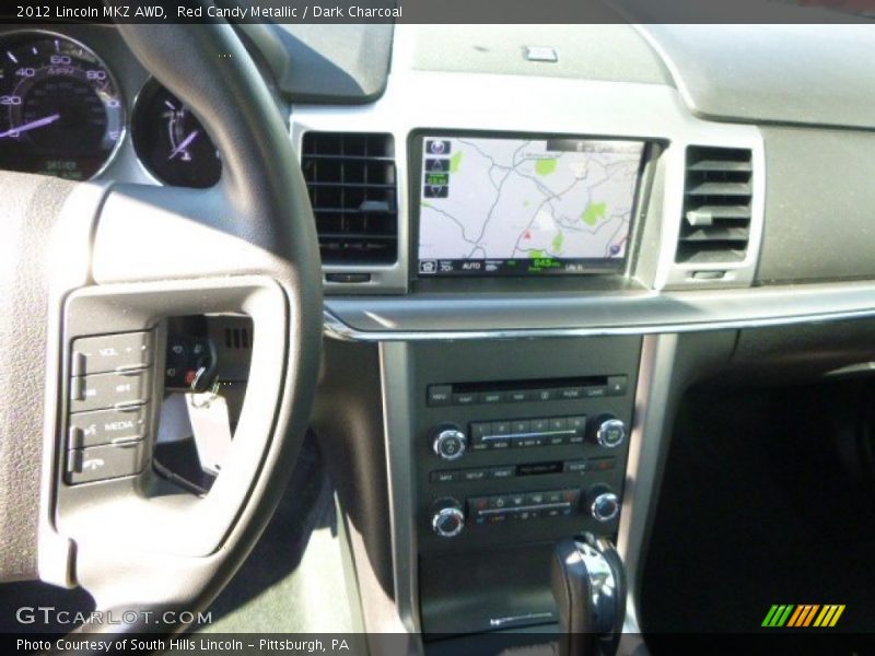 Red Candy Metallic / Dark Charcoal 2012 Lincoln MKZ AWD