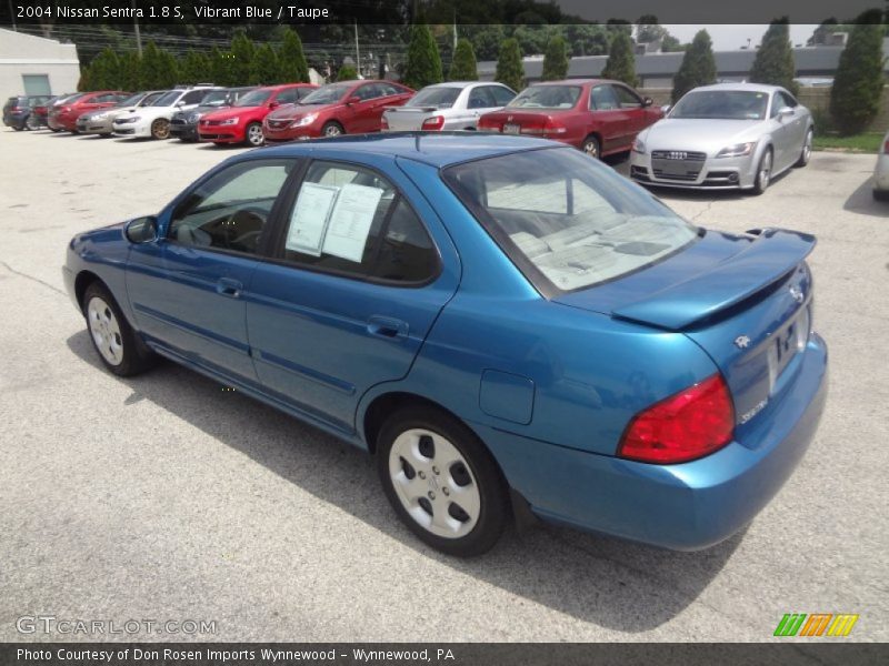 Vibrant Blue / Taupe 2004 Nissan Sentra 1.8 S