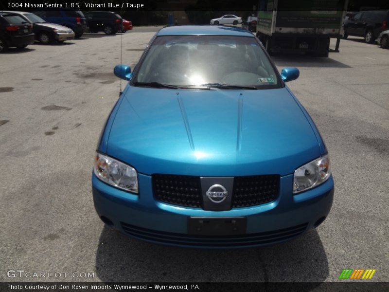 Vibrant Blue / Taupe 2004 Nissan Sentra 1.8 S