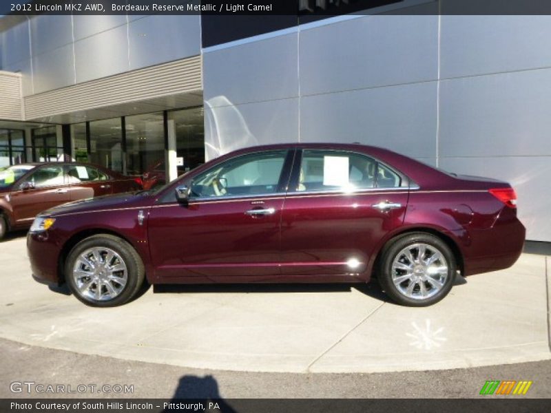 Bordeaux Reserve Metallic / Light Camel 2012 Lincoln MKZ AWD