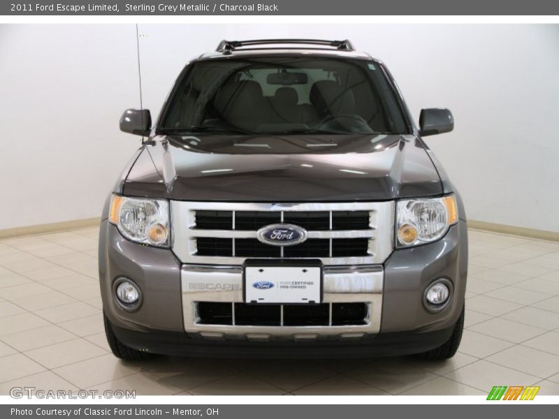 Sterling Grey Metallic / Charcoal Black 2011 Ford Escape Limited