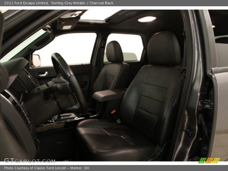 Sterling Grey Metallic / Charcoal Black 2011 Ford Escape Limited