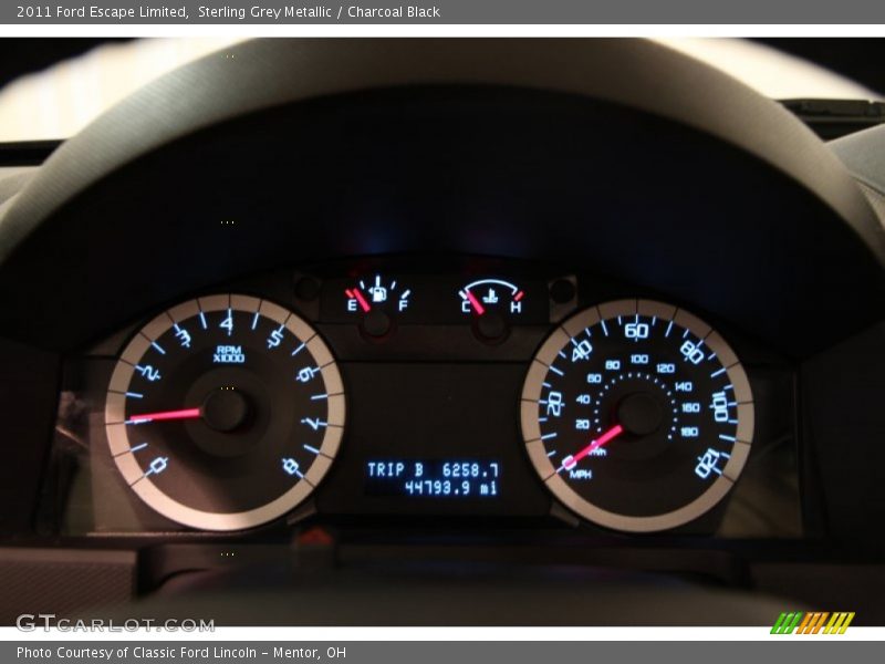  2011 Escape Limited Limited Gauges