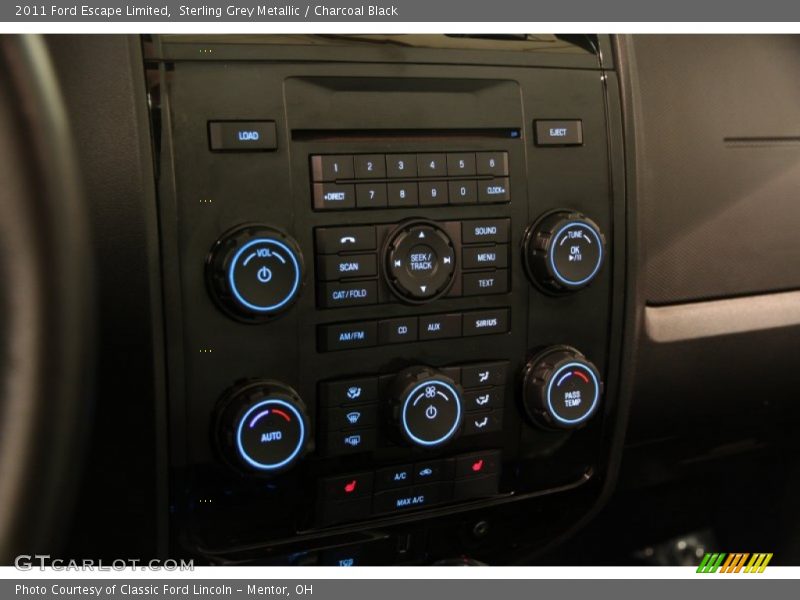 Sterling Grey Metallic / Charcoal Black 2011 Ford Escape Limited