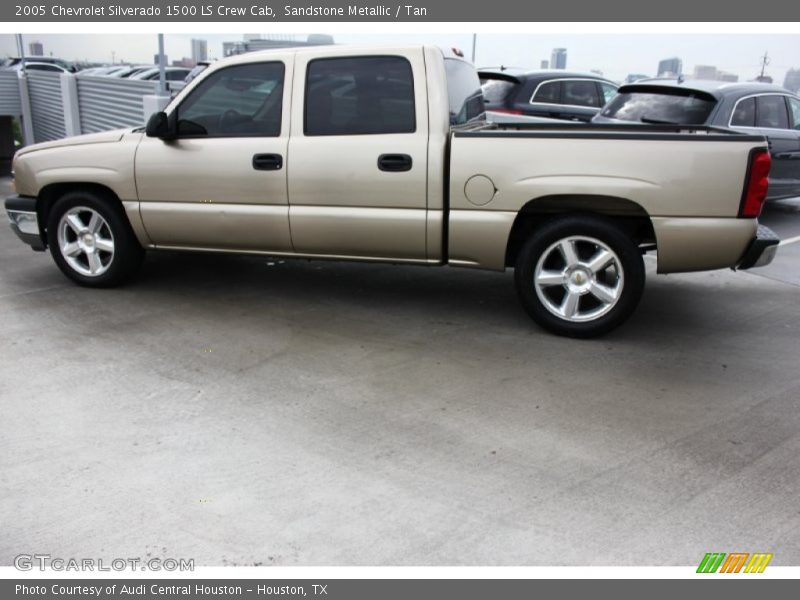 Sandstone Metallic / Tan 2005 Chevrolet Silverado 1500 LS Crew Cab