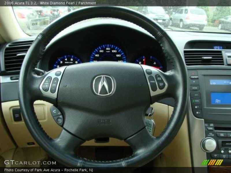 White Diamond Pearl / Parchment 2006 Acura TL 3.2