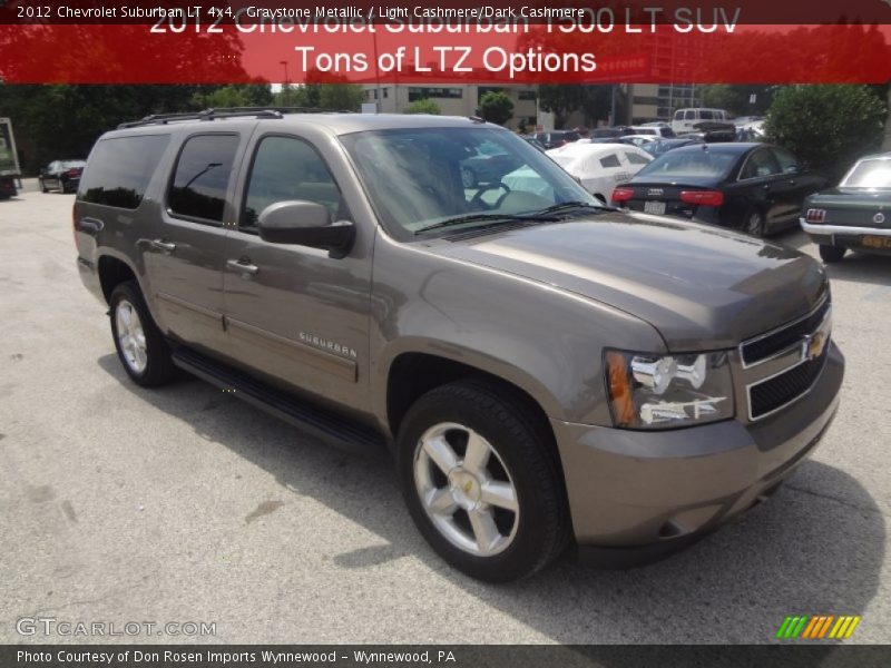 Graystone Metallic / Light Cashmere/Dark Cashmere 2012 Chevrolet Suburban LT 4x4