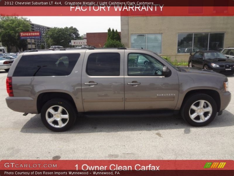 Graystone Metallic / Light Cashmere/Dark Cashmere 2012 Chevrolet Suburban LT 4x4