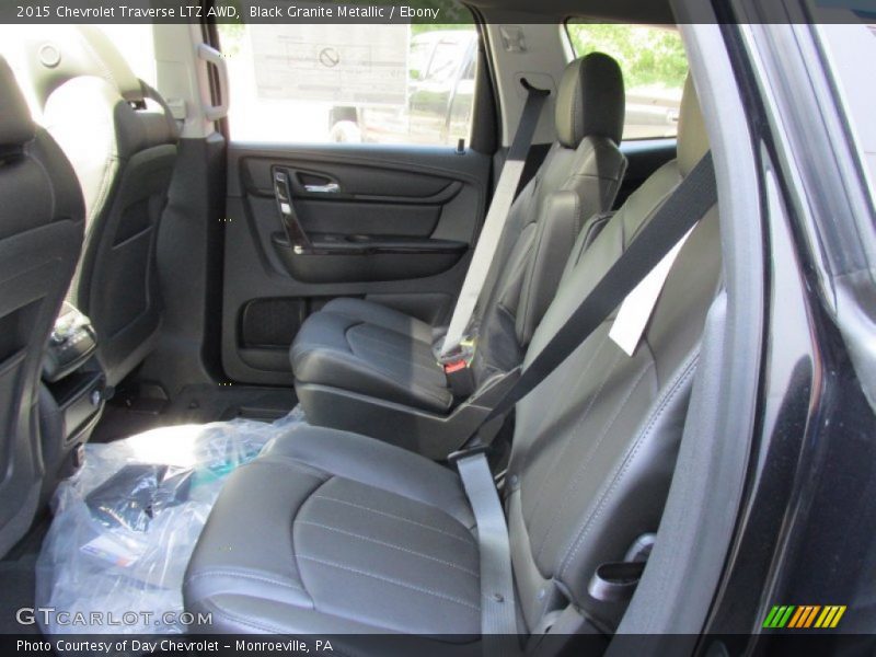 Black Granite Metallic / Ebony 2015 Chevrolet Traverse LTZ AWD