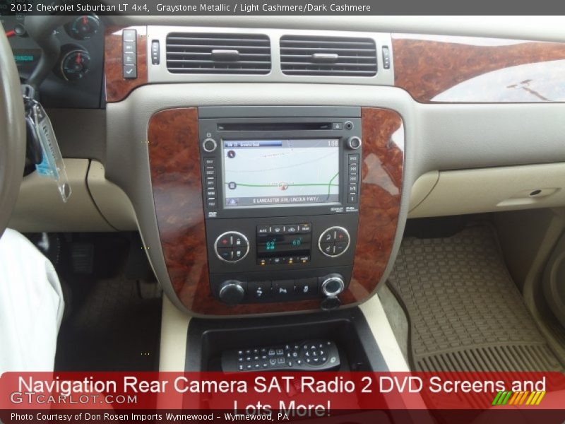 Graystone Metallic / Light Cashmere/Dark Cashmere 2012 Chevrolet Suburban LT 4x4
