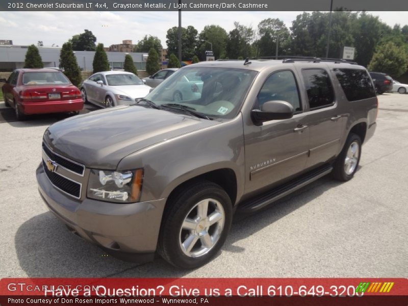 Graystone Metallic / Light Cashmere/Dark Cashmere 2012 Chevrolet Suburban LT 4x4