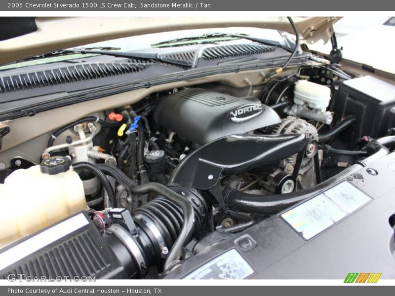 Sandstone Metallic / Tan 2005 Chevrolet Silverado 1500 LS Crew Cab