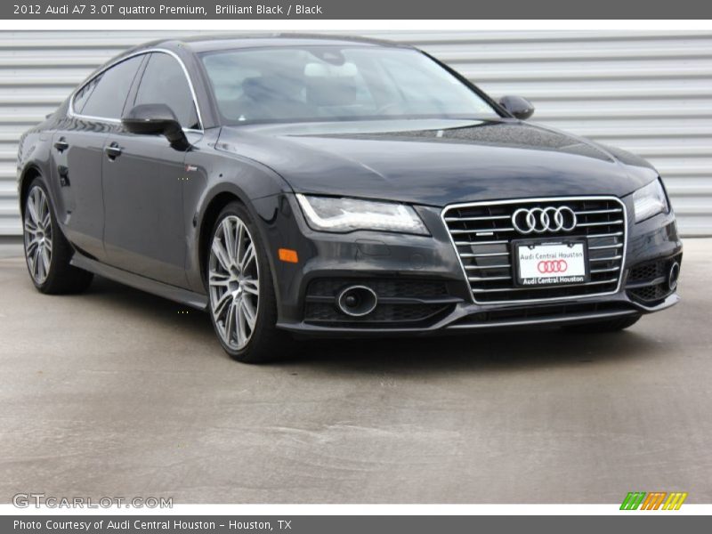 Brilliant Black / Black 2012 Audi A7 3.0T quattro Premium