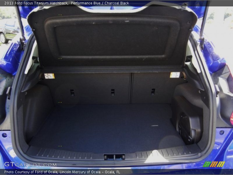 Performance Blue / Charcoal Black 2013 Ford Focus Titanium Hatchback