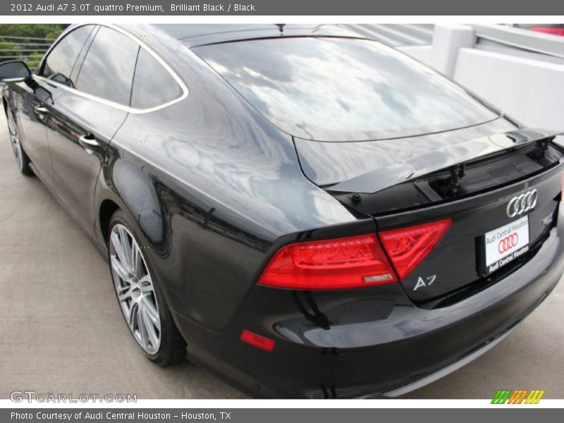 Brilliant Black / Black 2012 Audi A7 3.0T quattro Premium