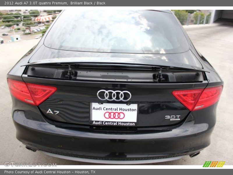 Brilliant Black / Black 2012 Audi A7 3.0T quattro Premium