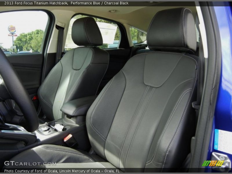 Performance Blue / Charcoal Black 2013 Ford Focus Titanium Hatchback