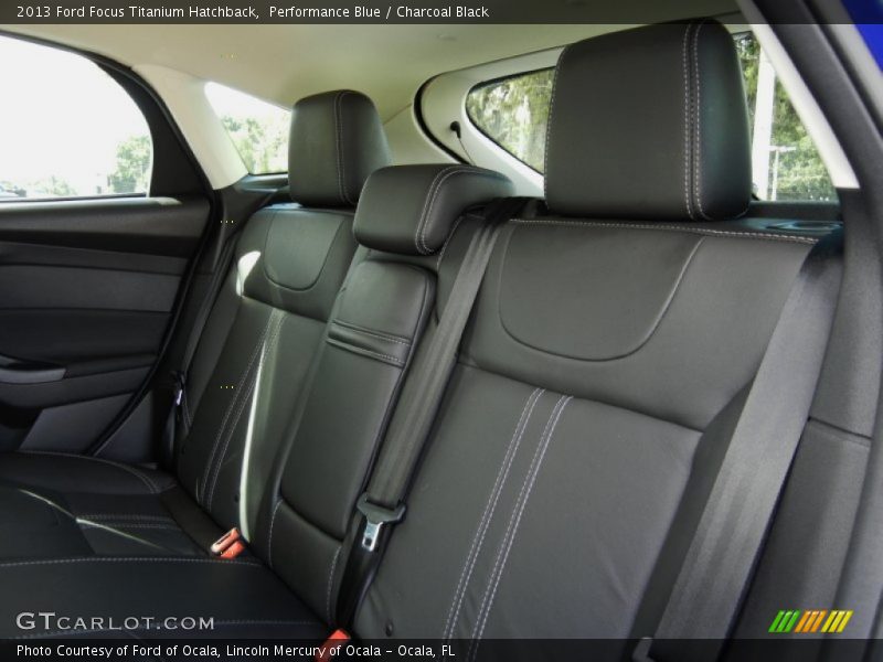Performance Blue / Charcoal Black 2013 Ford Focus Titanium Hatchback