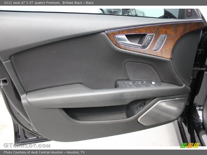 Brilliant Black / Black 2012 Audi A7 3.0T quattro Premium