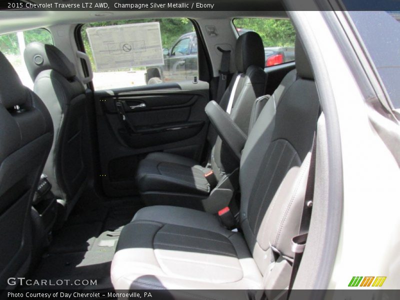 Rear Seat of 2015 Traverse LTZ AWD