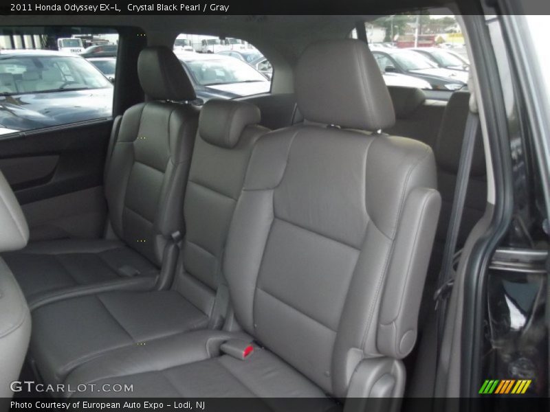 Crystal Black Pearl / Gray 2011 Honda Odyssey EX-L