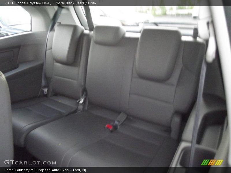 Crystal Black Pearl / Gray 2011 Honda Odyssey EX-L