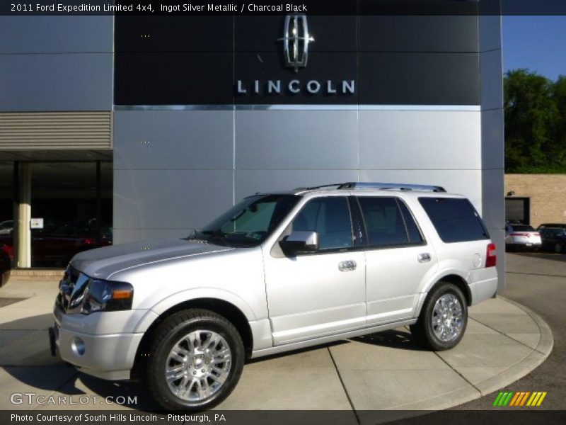 Ingot Silver Metallic / Charcoal Black 2011 Ford Expedition Limited 4x4