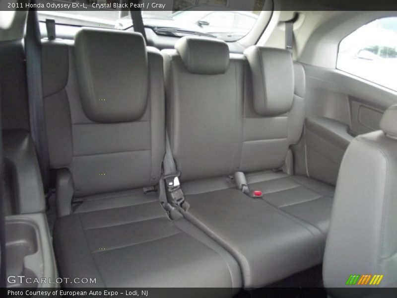 Crystal Black Pearl / Gray 2011 Honda Odyssey EX-L