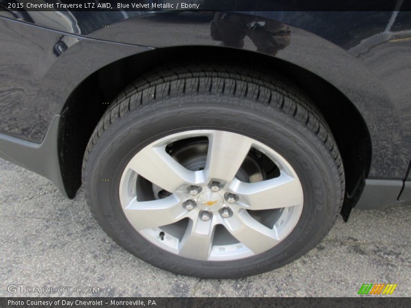 Blue Velvet Metallic / Ebony 2015 Chevrolet Traverse LTZ AWD