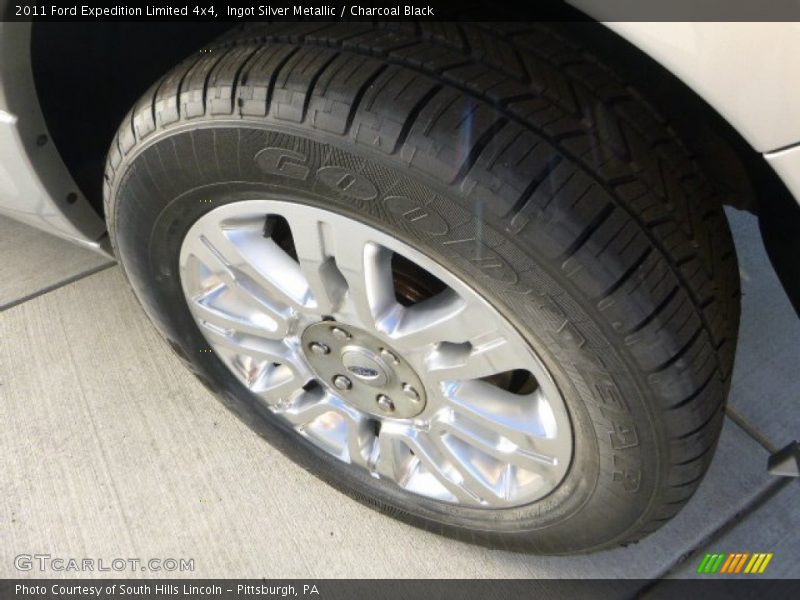 Ingot Silver Metallic / Charcoal Black 2011 Ford Expedition Limited 4x4