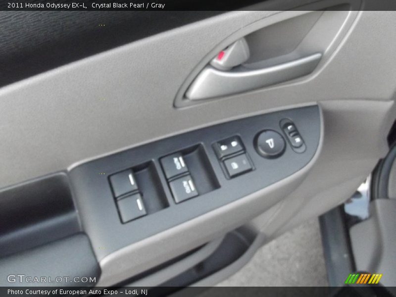 Crystal Black Pearl / Gray 2011 Honda Odyssey EX-L