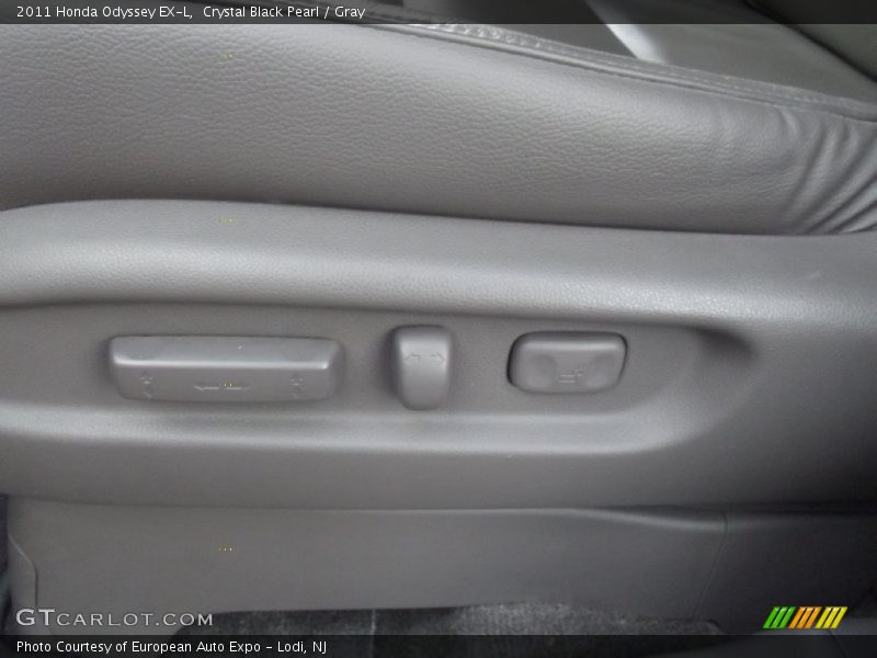 Crystal Black Pearl / Gray 2011 Honda Odyssey EX-L