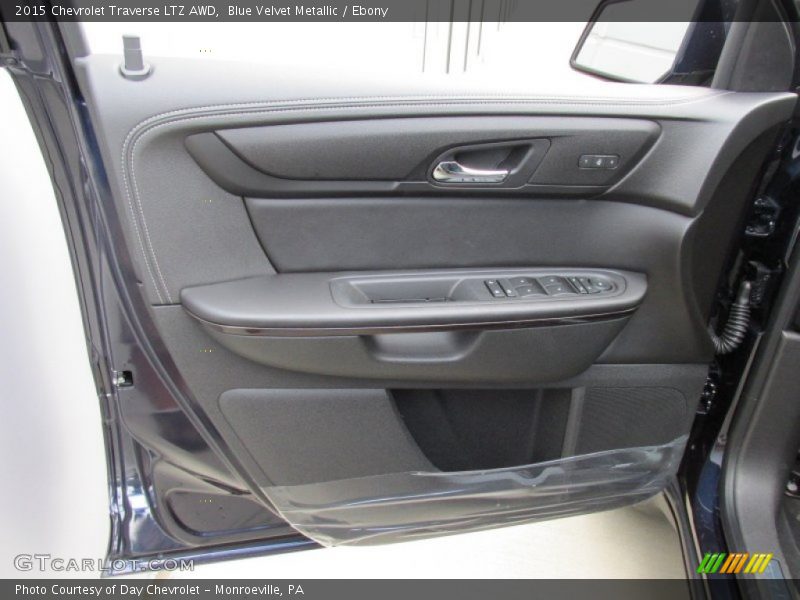 Blue Velvet Metallic / Ebony 2015 Chevrolet Traverse LTZ AWD