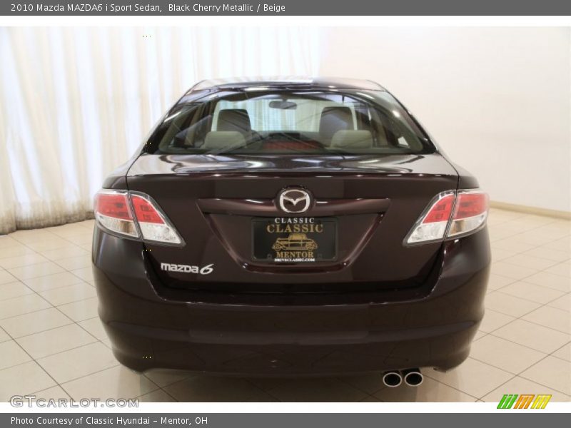 Black Cherry Metallic / Beige 2010 Mazda MAZDA6 i Sport Sedan