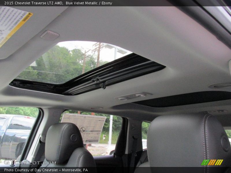 Blue Velvet Metallic / Ebony 2015 Chevrolet Traverse LTZ AWD